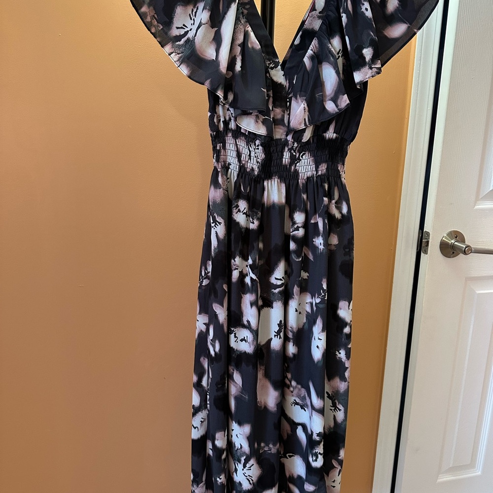 Elegant Floral Maxi Dress